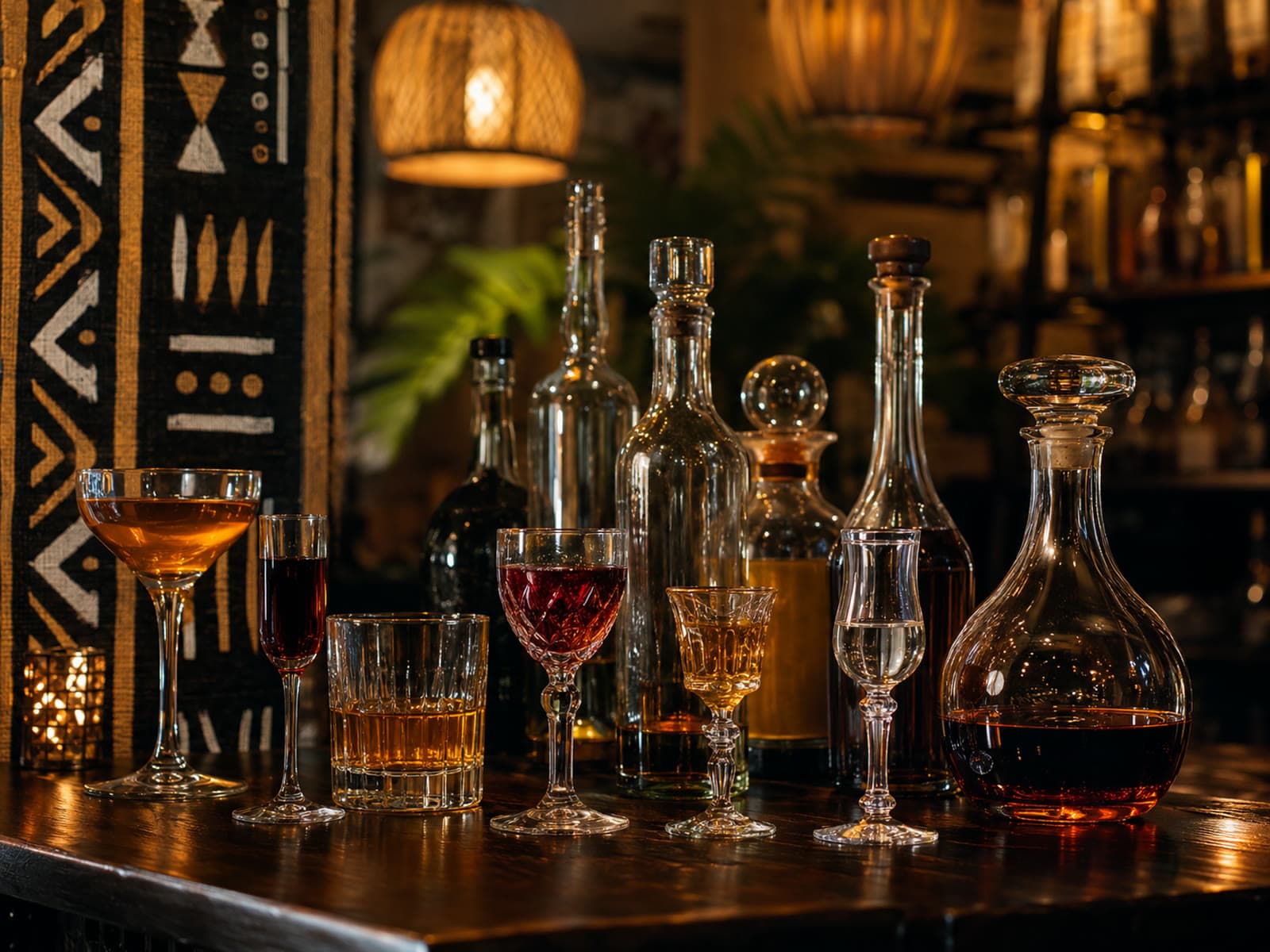 Sélection liqueurs du restaurant Le Trophée