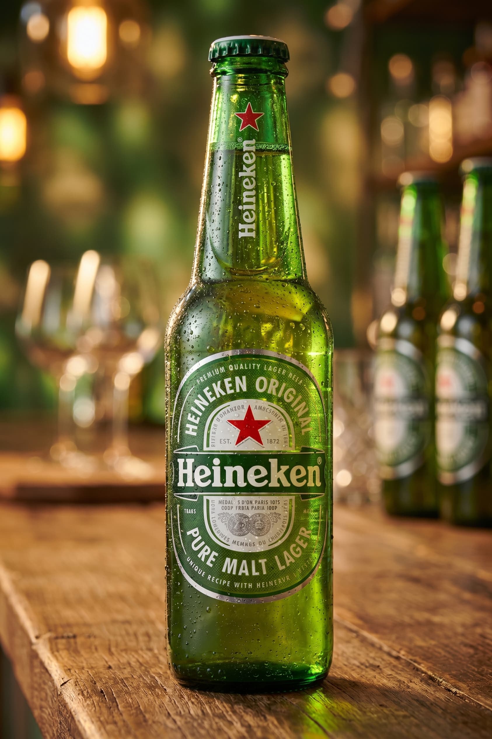 Heineken — boissons alcoolisées du restaurant Le Trophée