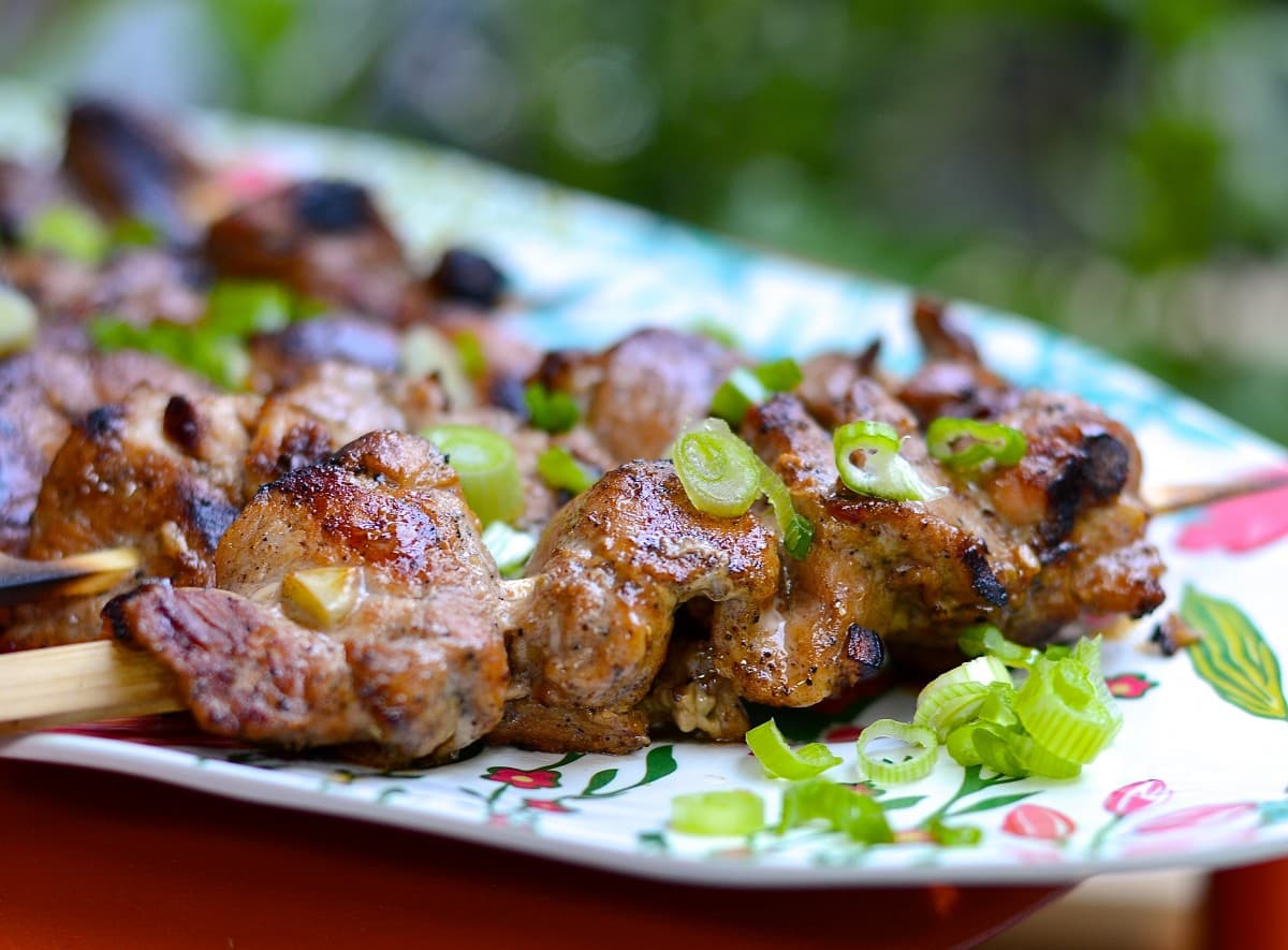 Brochettes de porc